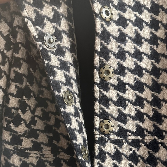 Banana Republic Houndstooth Blazer in Black and Cream - Picture 3 of 8